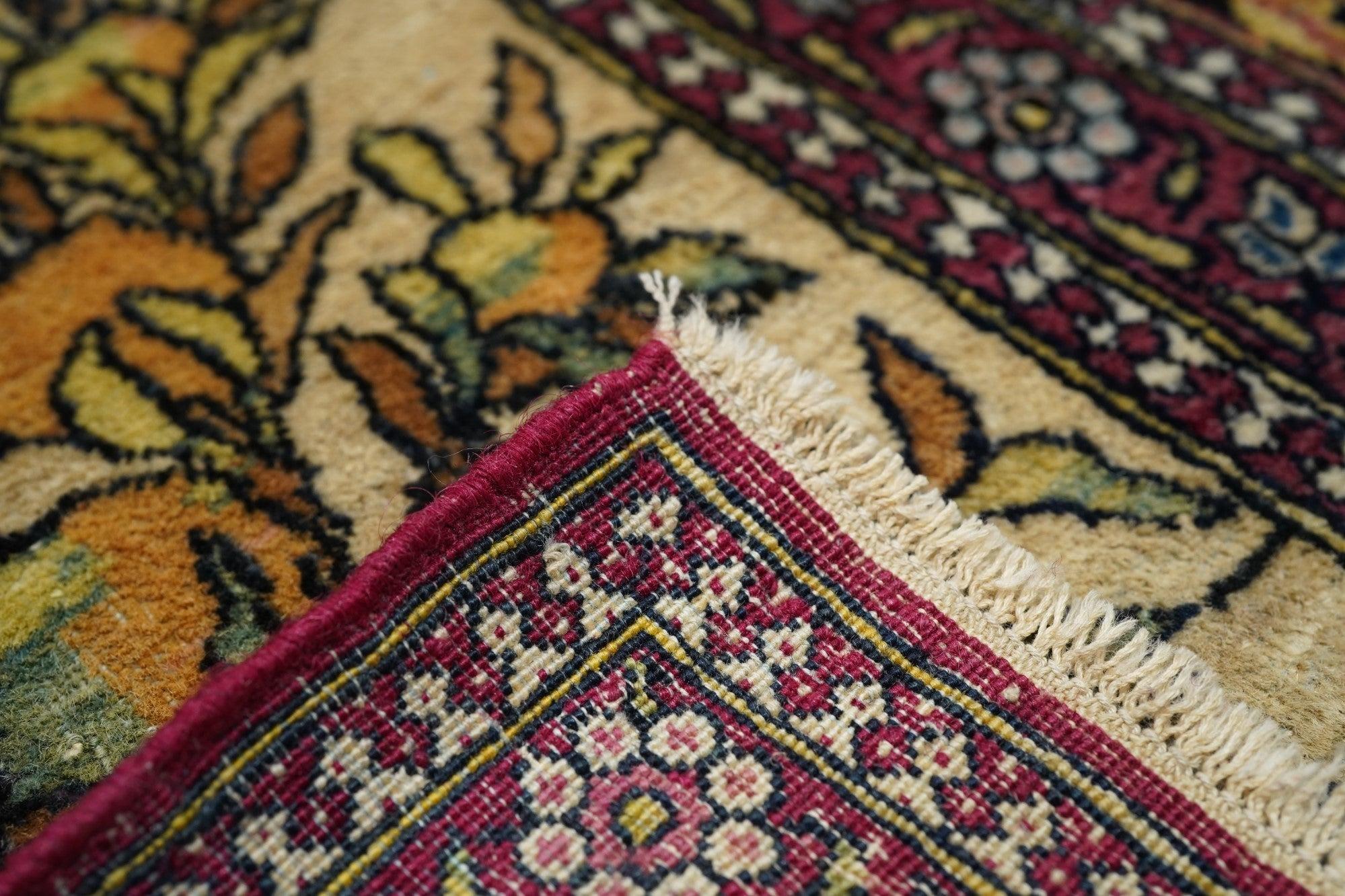 Antique Tehran Rug 4'4'' x 7'2'' For Sale 2