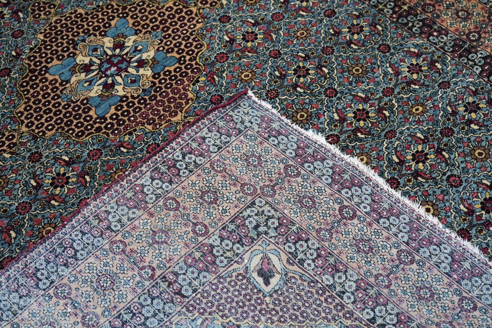 Antiker Teheran-Teppich im Angebot 4