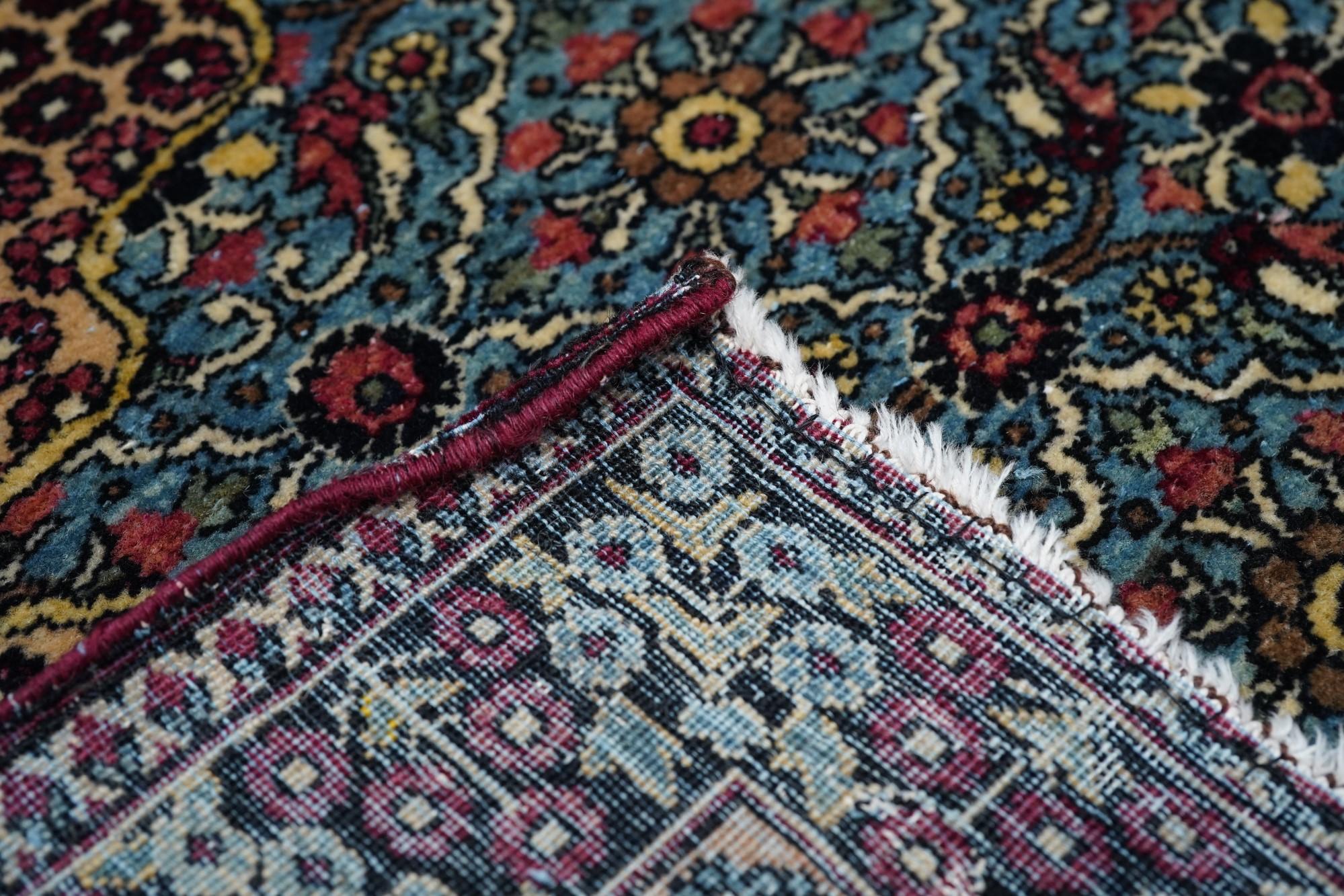 Antiker Teheran-Teppich im Angebot 5