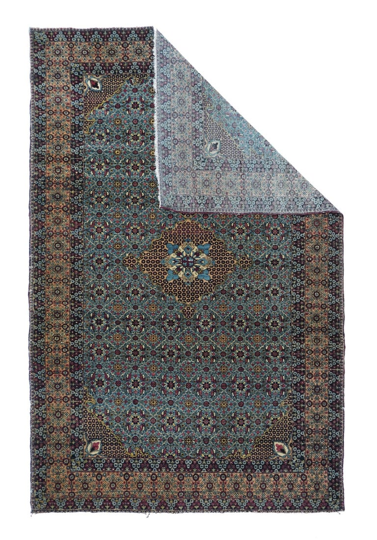Antique Tehran Rug For Sale at 1stDibs