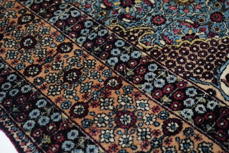 Antique Tehran Rug For Sale at 1stDibs
