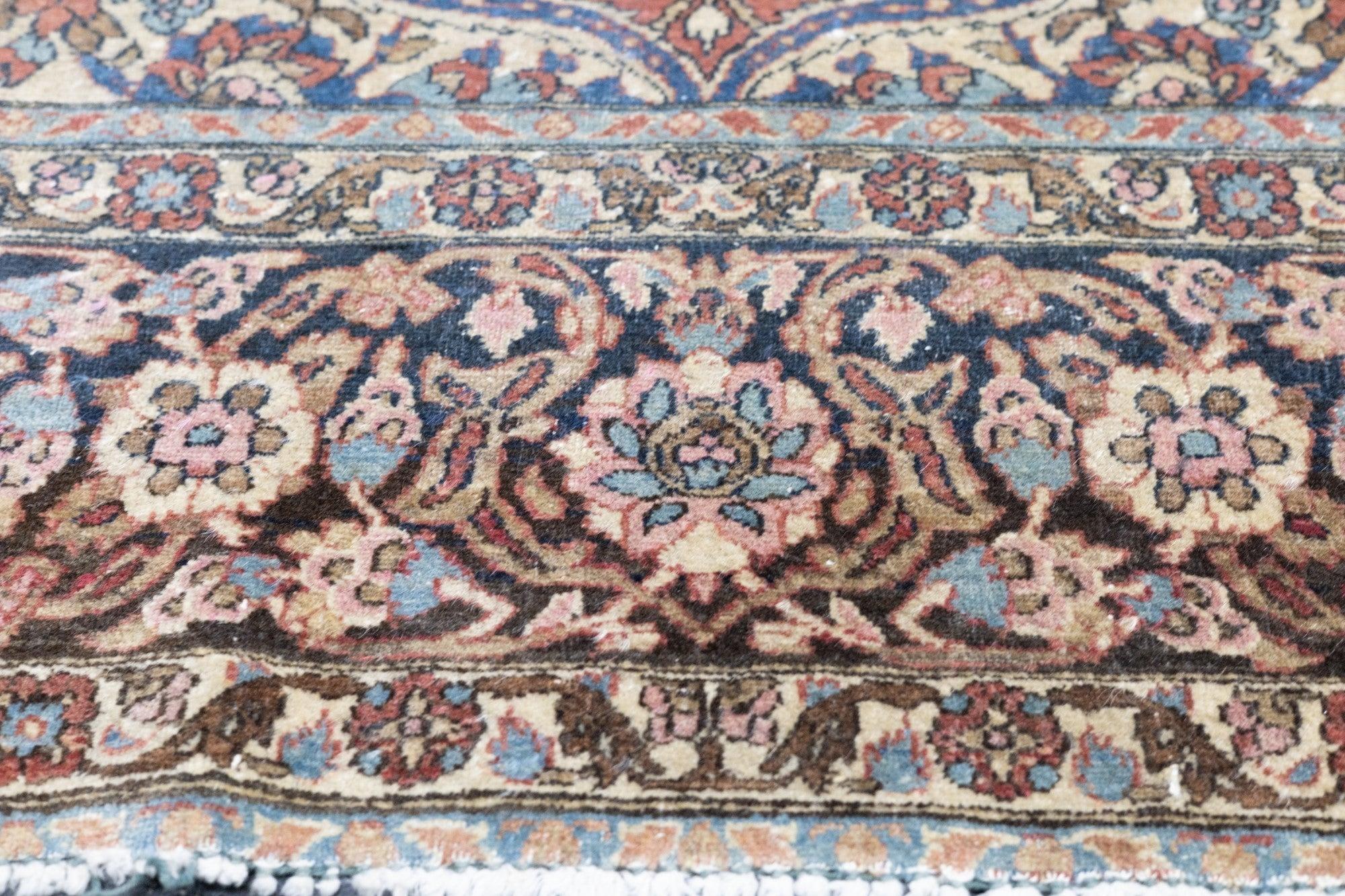 Annodato a mano Tappeto Tehran antico 4'6'' x 6'10'' in vendita