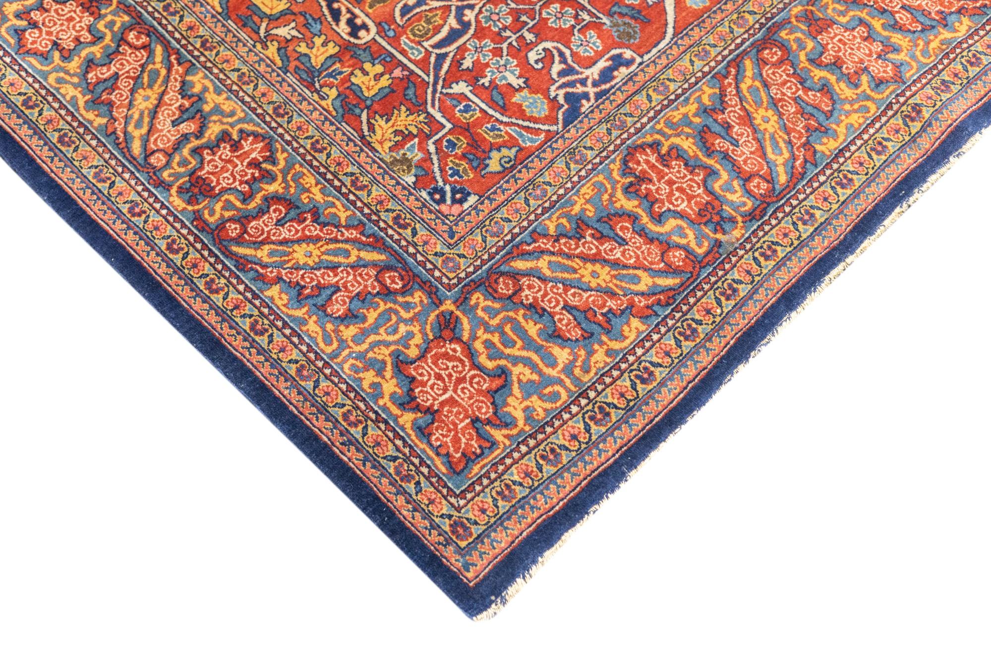 Antiker Teheran-Teppich 4'7'' x 6'10'' (Persisch) im Angebot