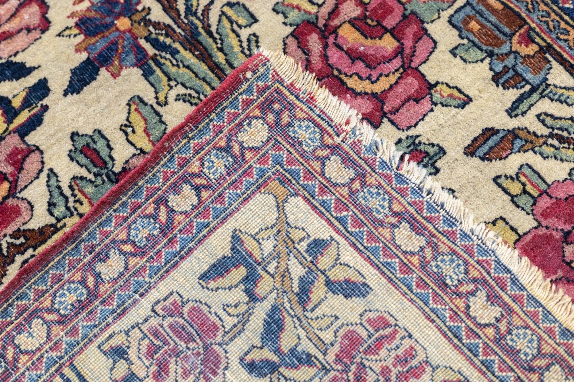 Antique Tehran Rug 4'7'' x 6'11'' For Sale 6