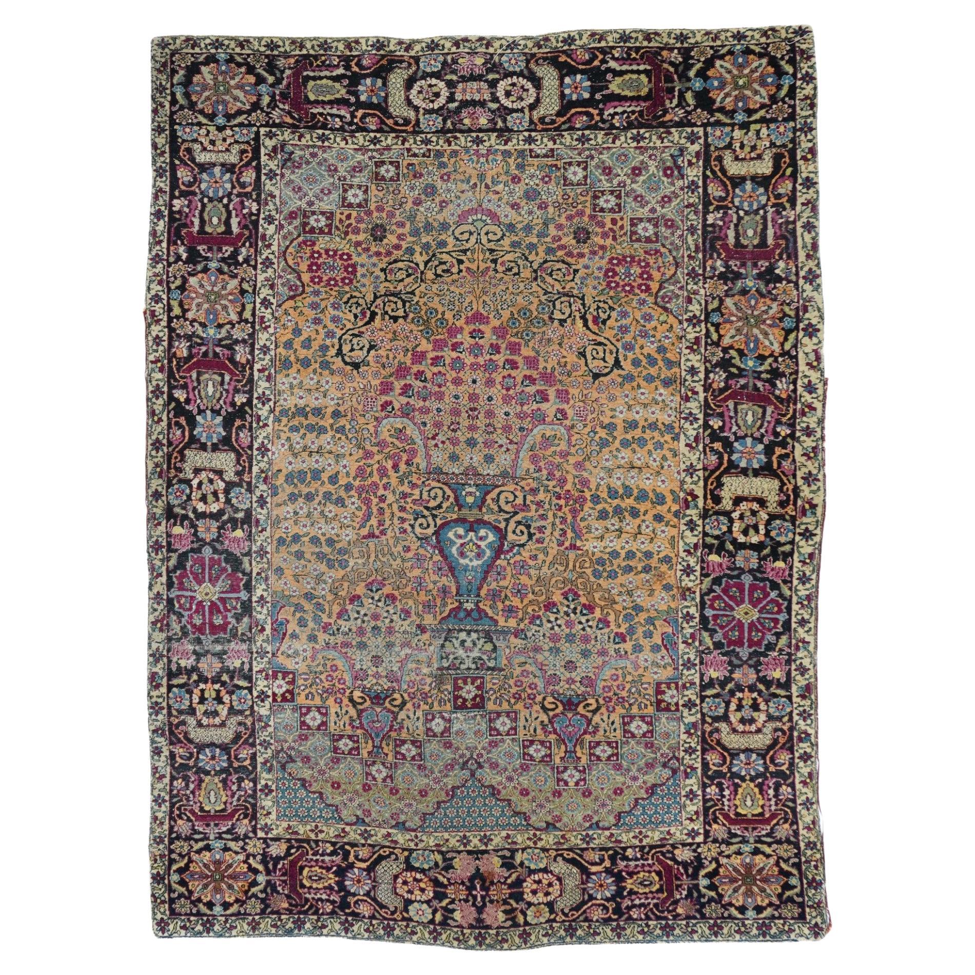 Antique Tehran Rug 4'7'' x 6'5''