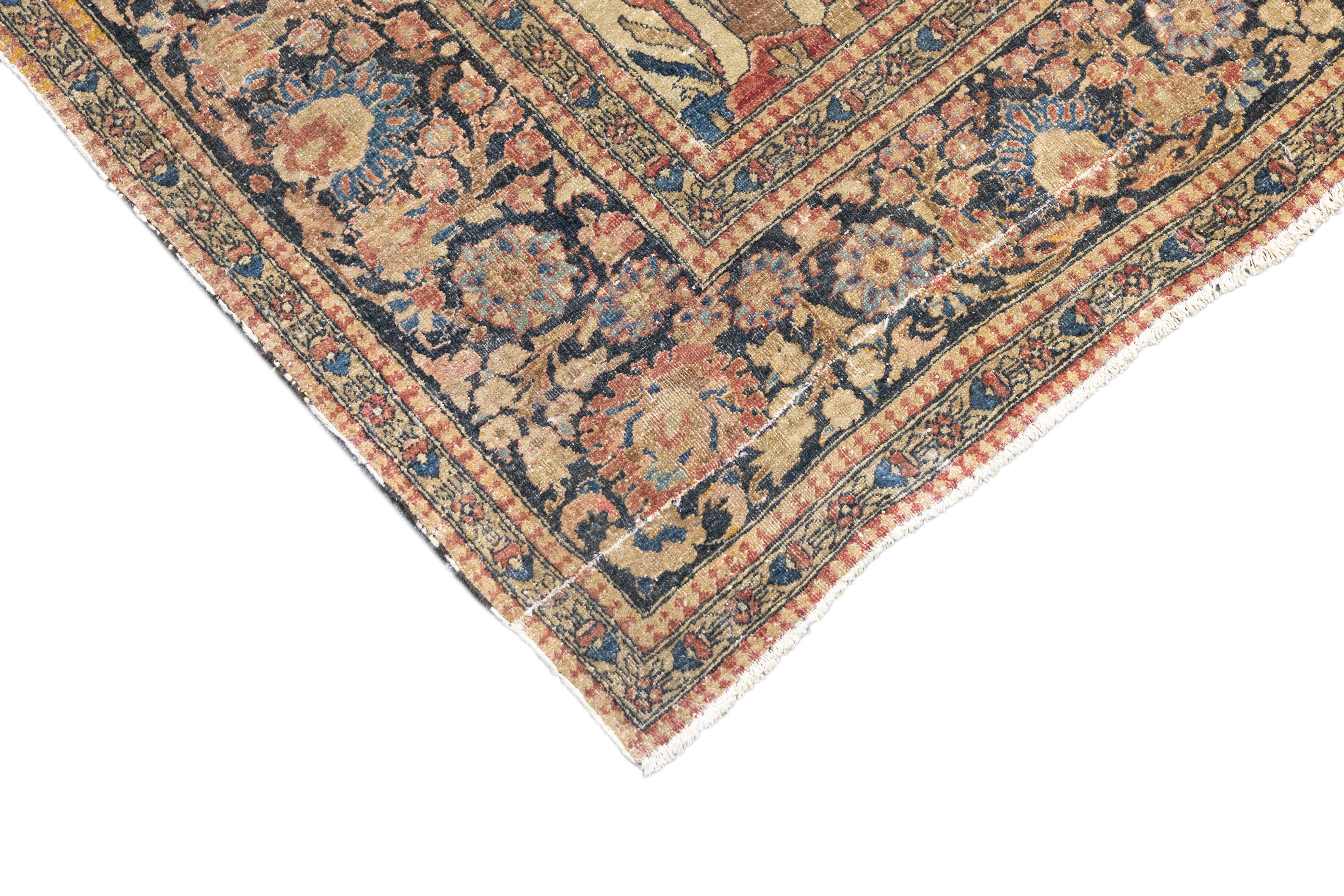 Antiker Teheran-Teppich 4'7'' x 7'3'' (Persisch) im Angebot