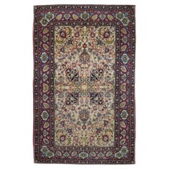 Antique Tehran Rug 4'7'' x 7'3''
