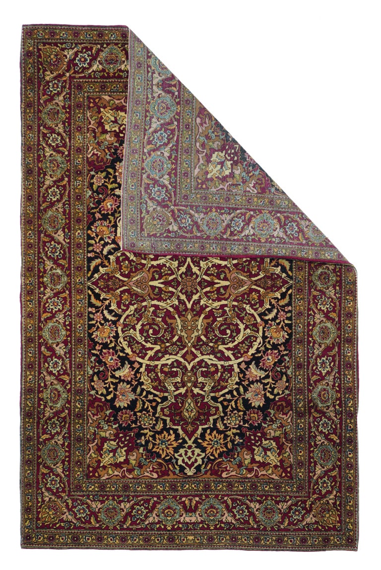 Antique Tehran Rug For Sale at 1stDibs