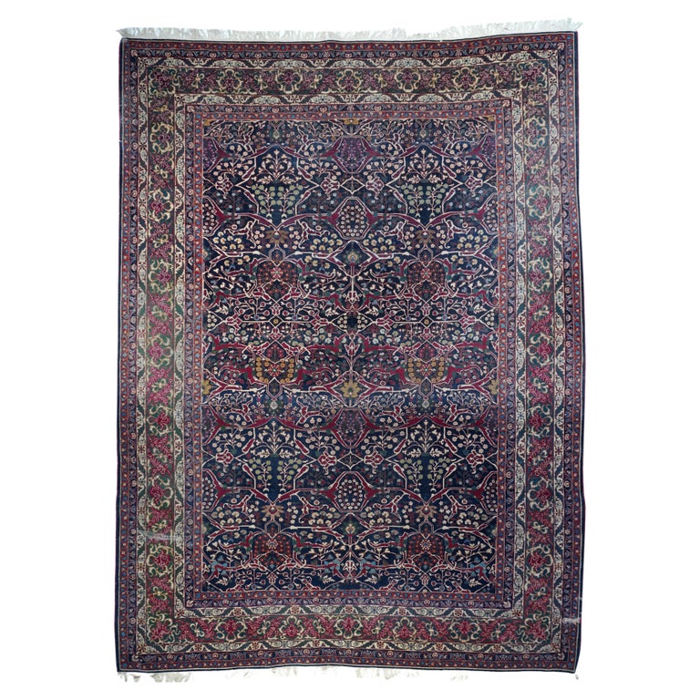 Tehrani Rugs Antique Tehran Rug For Sale at 1stDibs