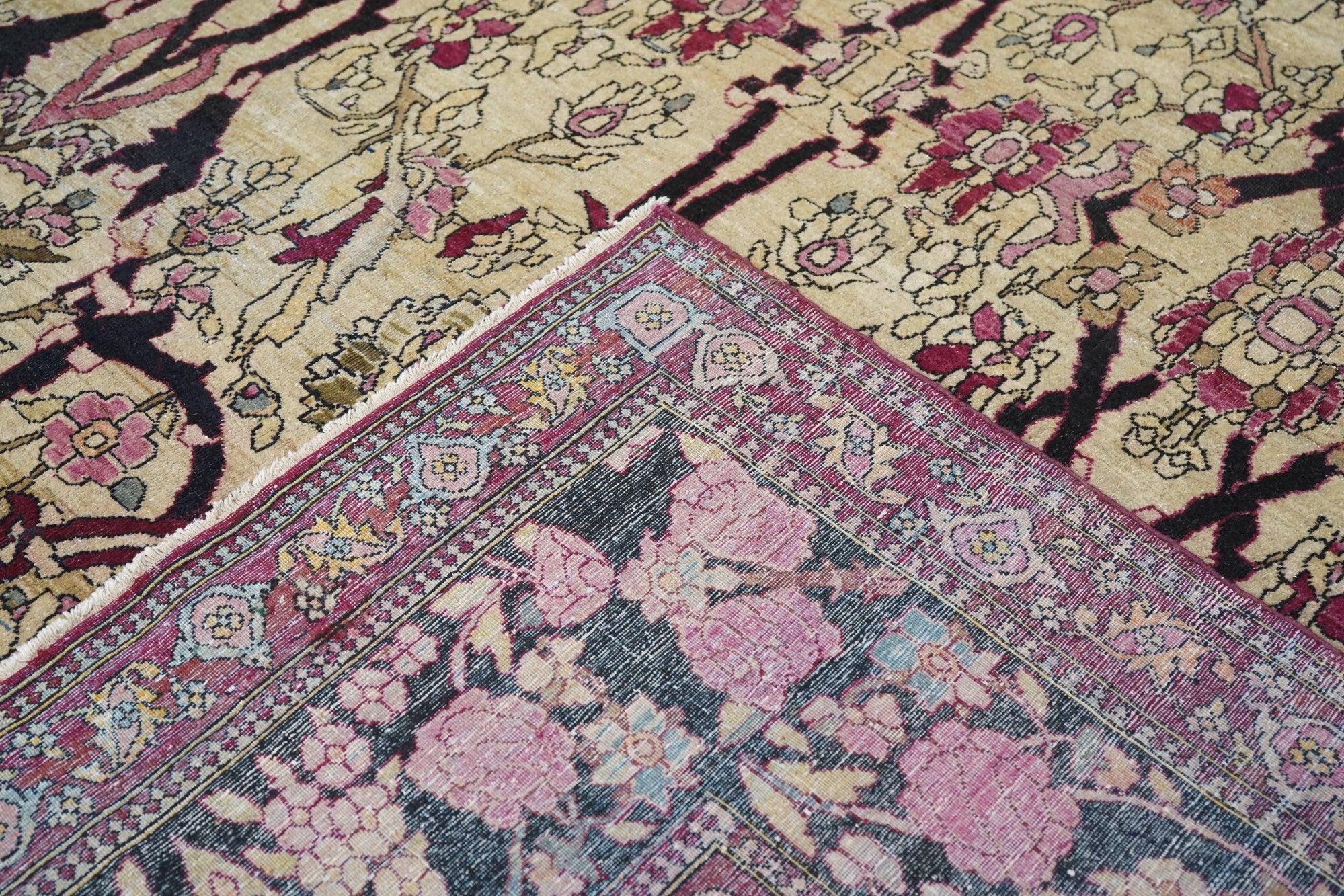 Antiker Teheran-Teppich 9' x 12'9'' im Angebot 4