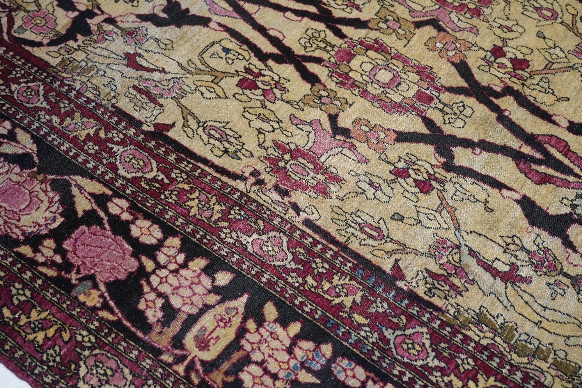 Antiker Teheran-Teppich 9' x 12'9'' im Angebot 1