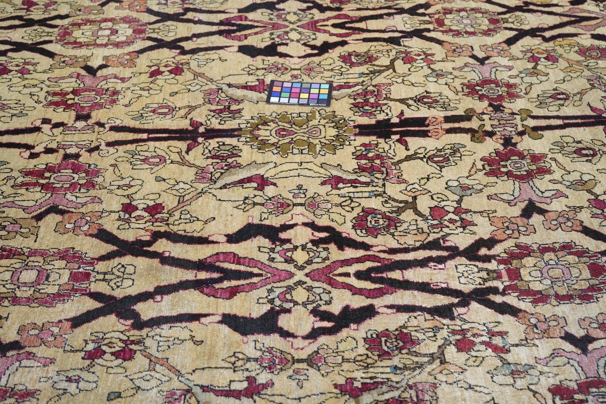 Antiker Teheran-Teppich 9' x 12'9'' im Angebot 2