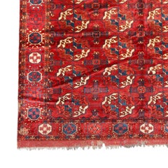 Antique Tekke Main Rug - Middle of 19th Century Central Asia Turkmen Tekke Main
