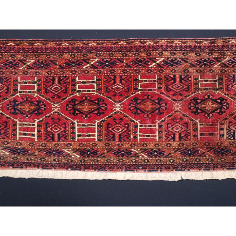 Antique Tekke or Saryk Turkmen Torba with The Kejebe Design, circa 1900 In Excellent Condition For Sale In Moreton-In-Marsh, GB