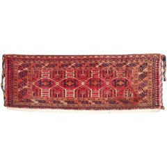Antique Tekke or Saryk Turkmen Torba with The Kejebe Design, circa 1900