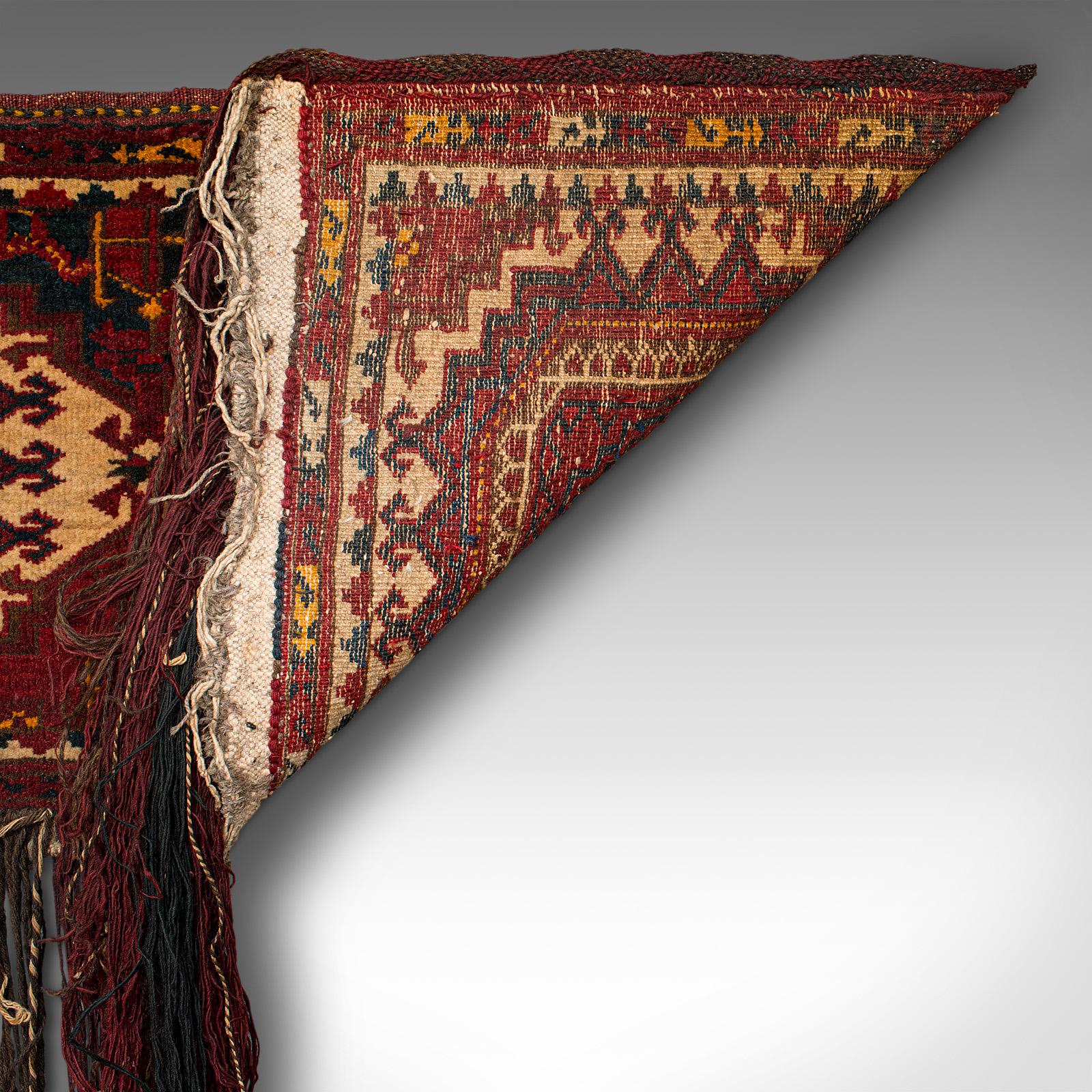 Antique Tekke Torba, Caucasian, Woven, Tent Bag, Decorative Wall Covering, 1900 For Sale 5