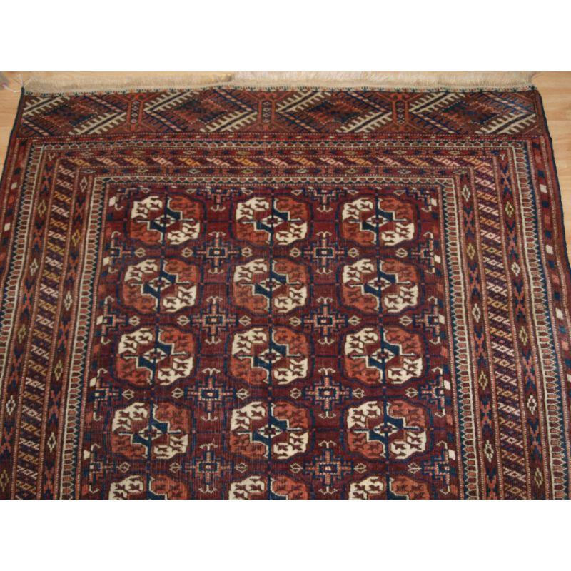 Tapis ancien Tekke Turkmen 'Dip Khali' R-1577 Bon état - En vente à Moreton-In-Marsh, GB