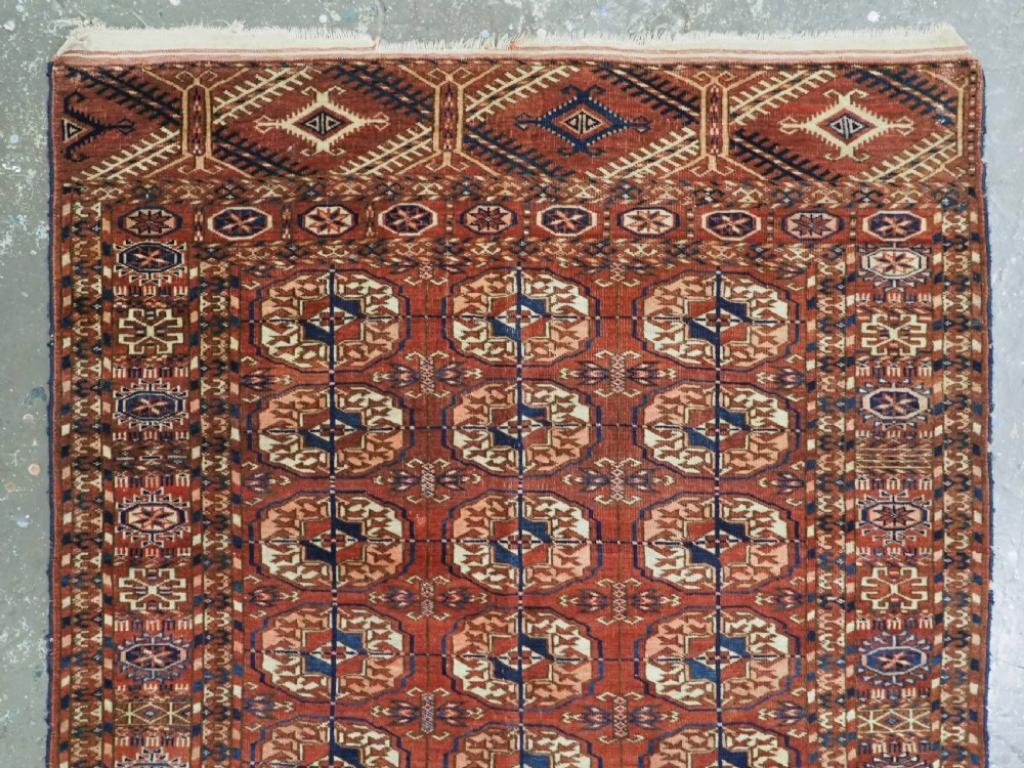 Antique Tekke Turkmen Dowry Rug, Circa 1880 Or Earlier In Excellent Condition In Moreton-In-Marsh, GB