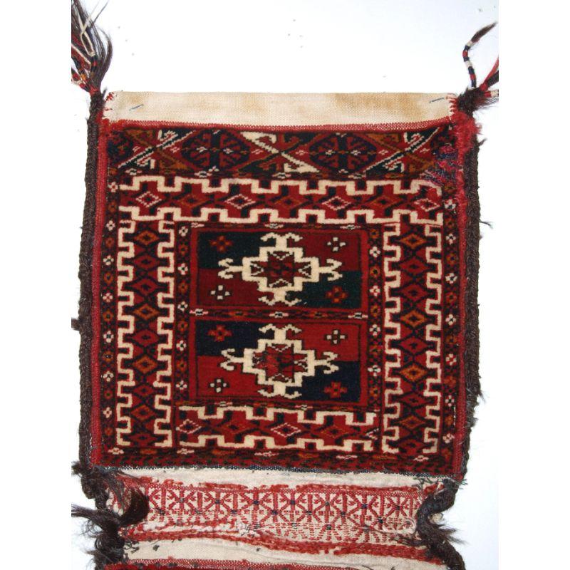 Antique Tekke Turkmen Khorjin 'Saddle Bag' In Excellent Condition For Sale In Moreton-In-Marsh, GB