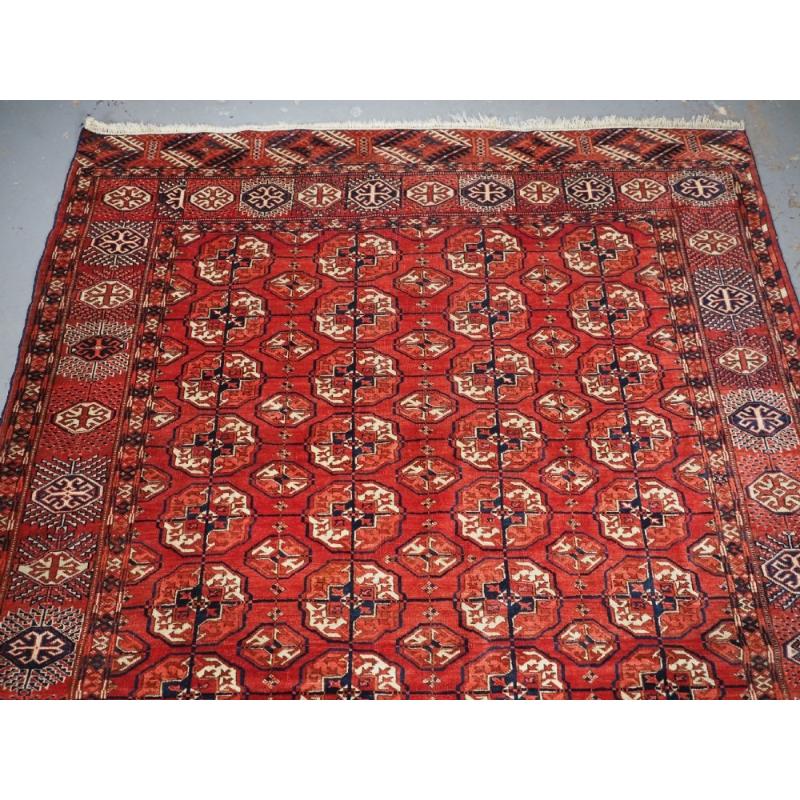 Turkmène Tapis turc Tekke ancien, petite taille, vers 1890 en vente
