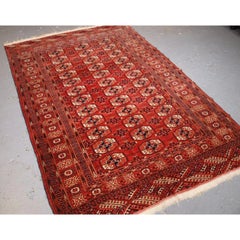 Antique Tekke Turkmen Rug of Traditional Design