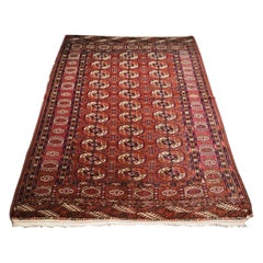 Antique Tekke Turkmen Rug of Traditional Design