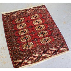 Antique Tekke Turkmen Rug Of Very Small Size, Circa 1900