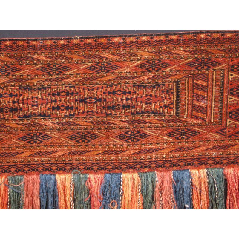 Antique Tekke Turkmen Torba, Very Fine Weave, Great Condition, circa 1900 In Excellent Condition For Sale In Moreton-In-Marsh, GB