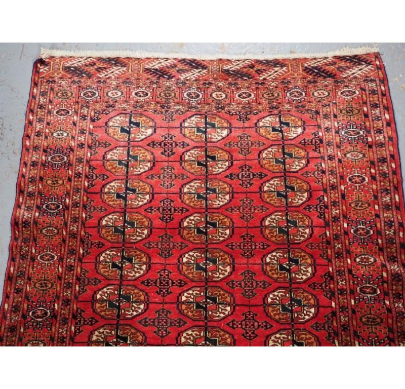 Turkmène Ancien tapis d'alliance turkmène Tekke, vers 1900 en vente