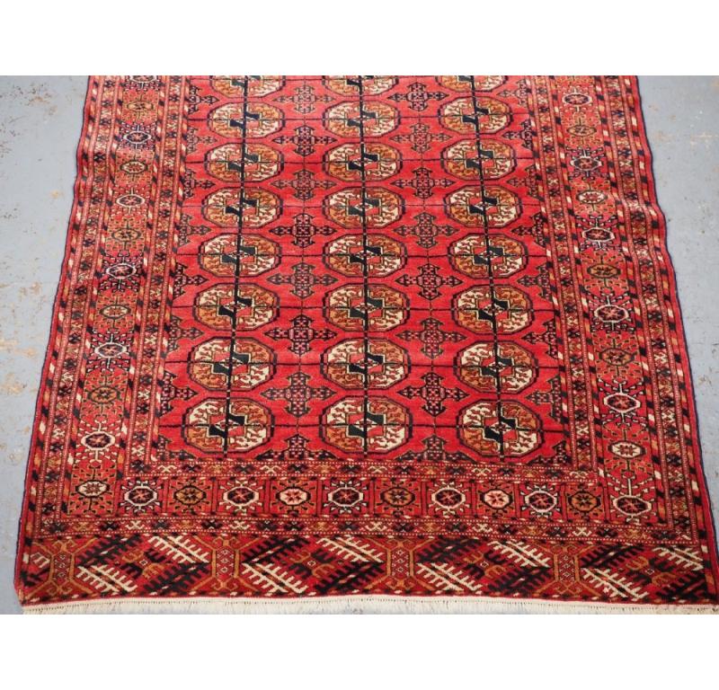 Ancien tapis d'alliance turkmène Tekke, vers 1900 Excellent état - En vente à Moreton-In-Marsh, GB