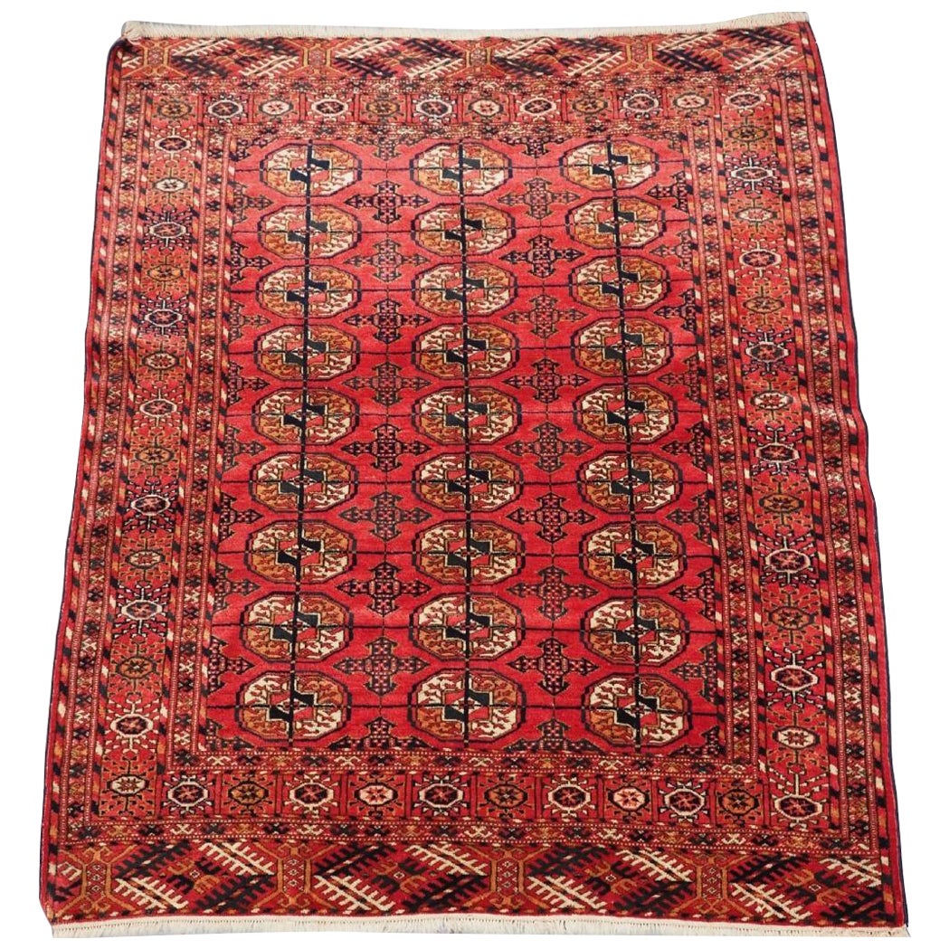 Antico tappeto da dote matrimoniale Tekke Turkmen, CIRCA 1900