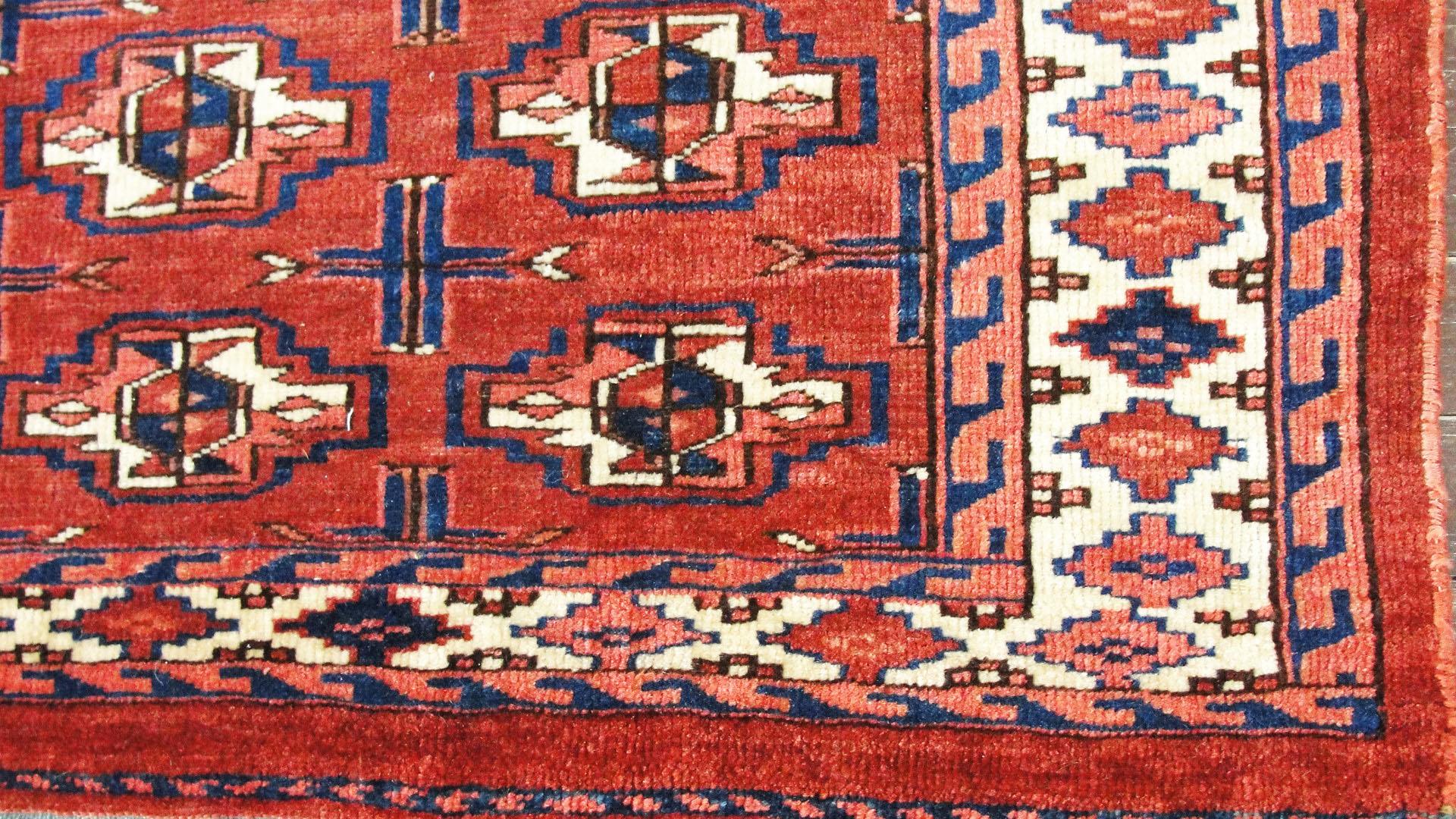 Tribal Antique Tekke Turkomen Rug, circa 1900s For Sale