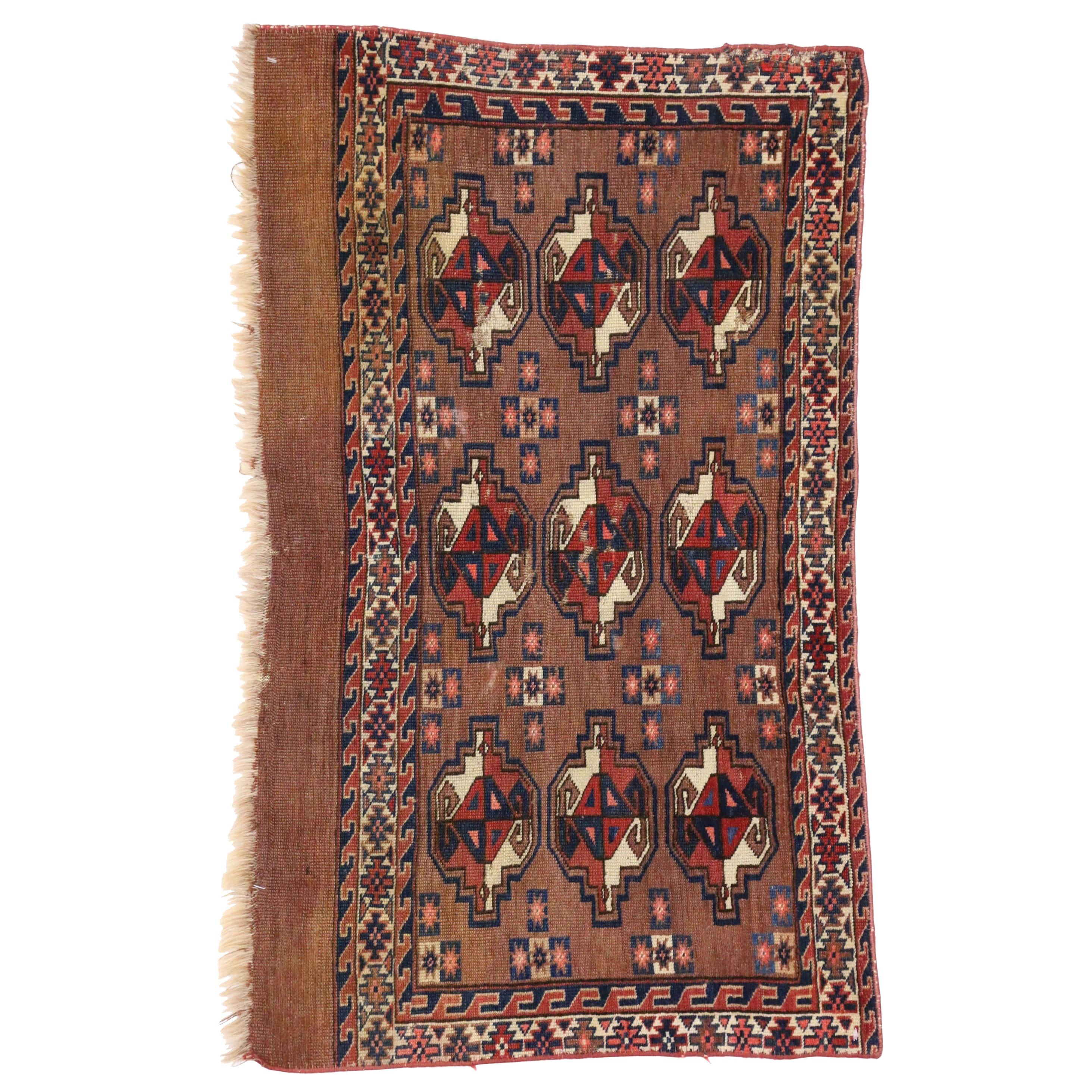 Antique Turkoman Rug, circa 1890 For Sale at 1stDibs