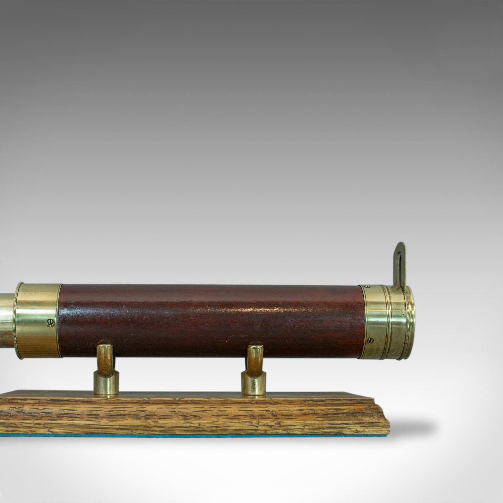 Telescope, 2 Draw Refractor, Terrestrial, Astronomical, English, circa 1810 1