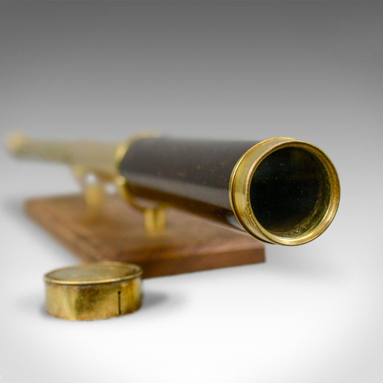 Antique Telescope, 3 Draw, Pocket Refractor, Dollond London, Mid19th