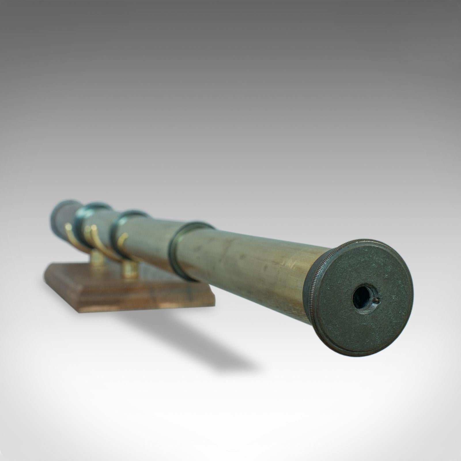 Antique Telescope, Bancks and Son, English 3-Draw, Late 18th Century, circa 1800 2