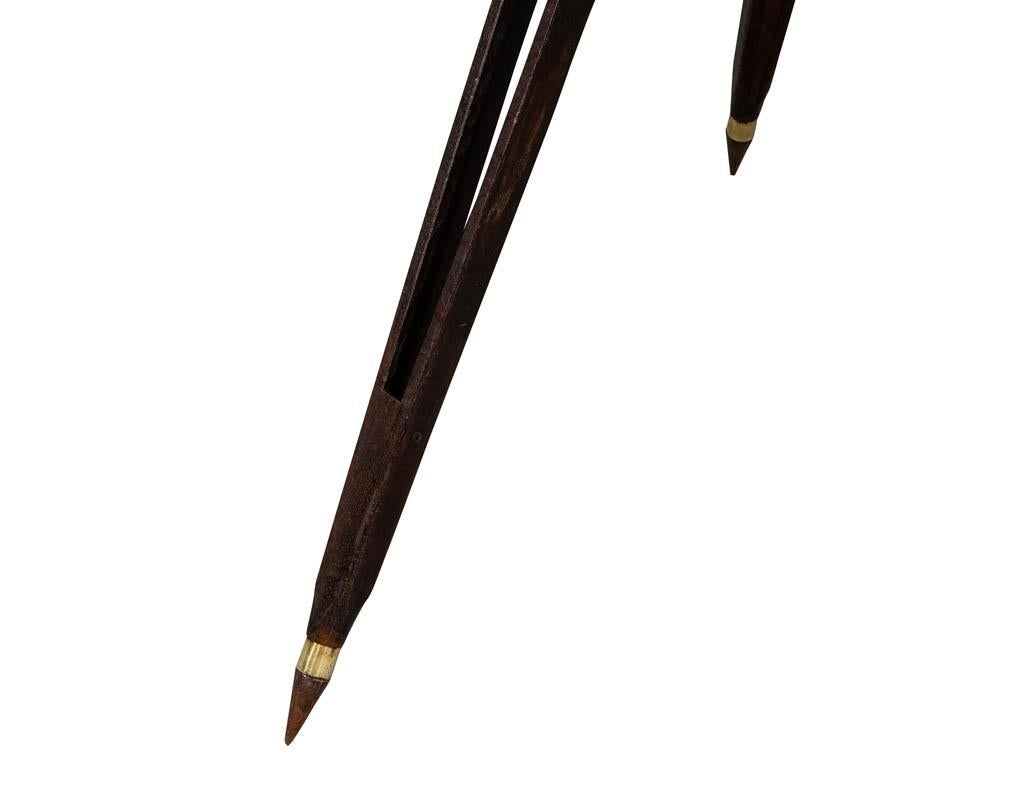 Fin du XIXe siècle Télescope ancien de A. Bardou Paris