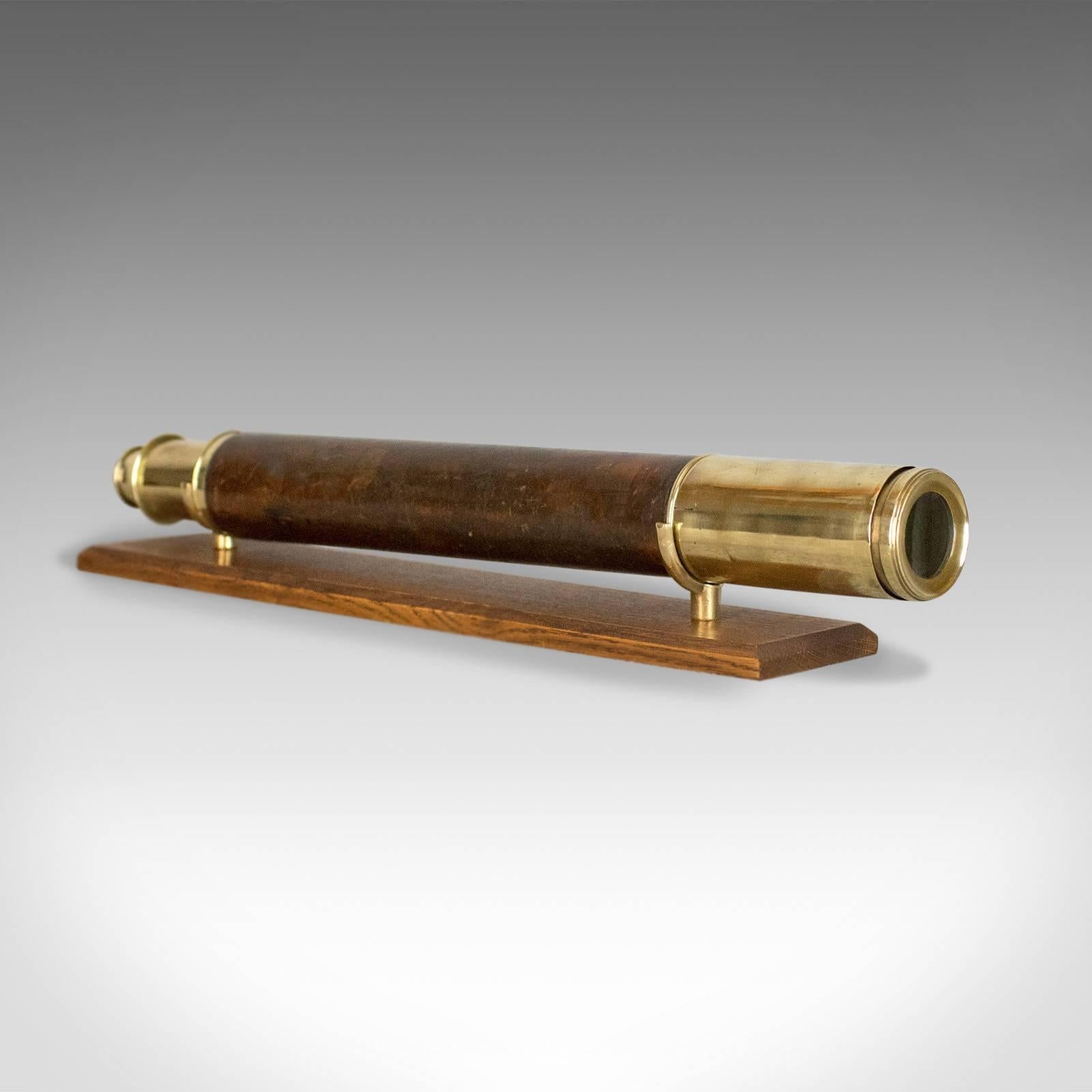 Brass Antique Telescope, Dollond 'Day or Night' Terrestrial, Astronomical, circa 1850