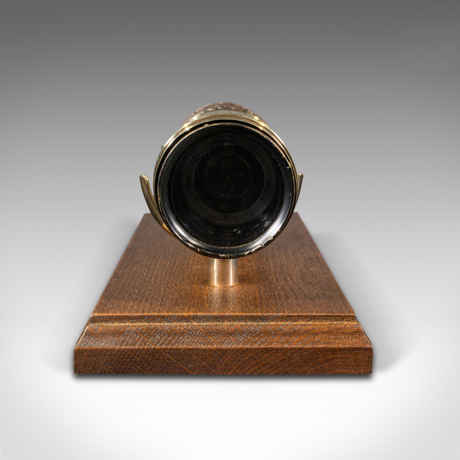 Antique Telescope, English, Brass, 3-Draw Terrestrial Refractor, Victorian, 1880 1