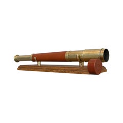 Used Telescope, English, Single Draw, Terrestrial, Astronomical, circa 1790