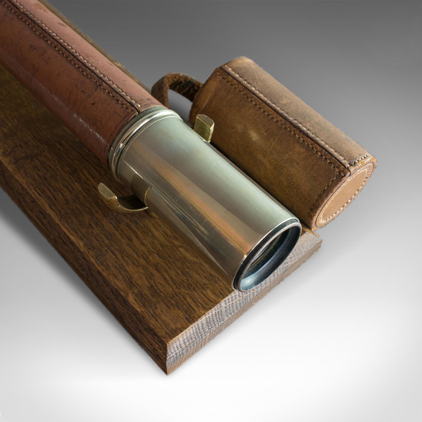 Antique Telescope, H Hughes and Son, London, Officer of the Watch In Good Condition In Hele, Devon, GB