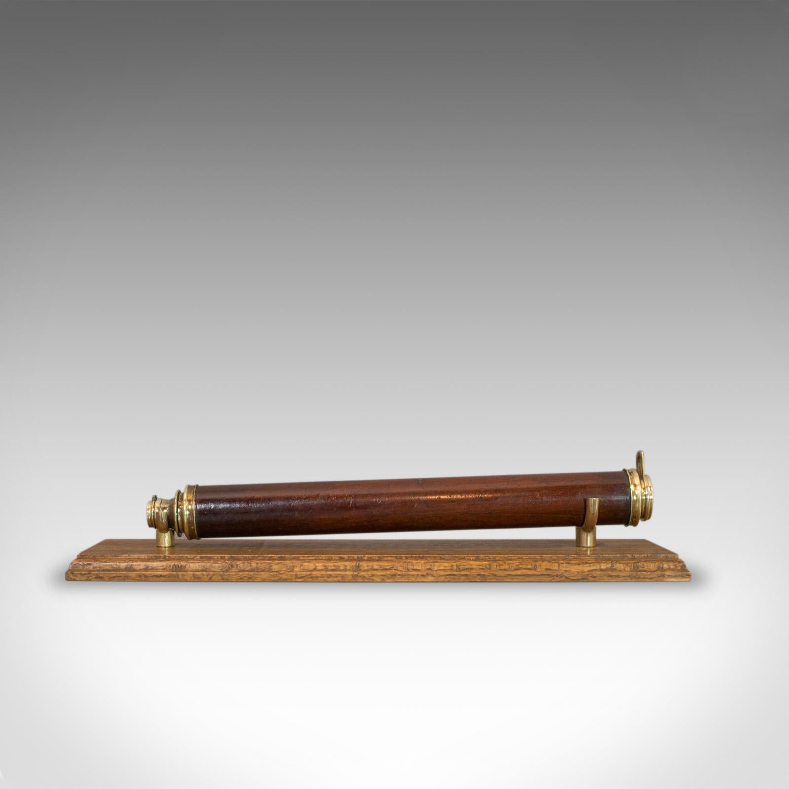 Antique Telescope, Single Draw, Terrestrial, Astronomical, Georgian, circa 1760 In Good Condition In Hele, Devon, GB