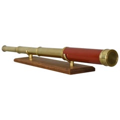 Used Telescope, Three-Draw Refractor, English, Georgian, circa 1800