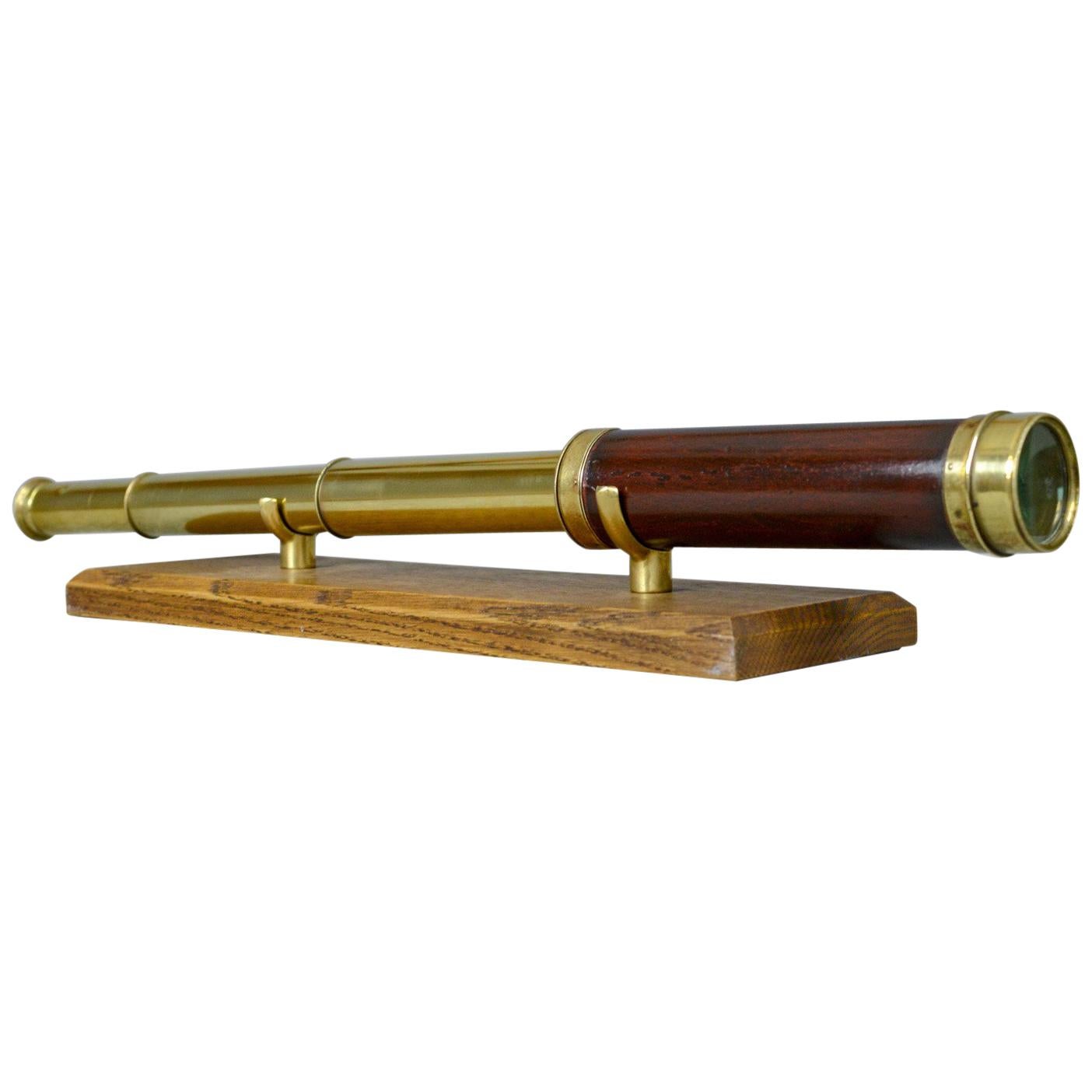 Antique Telescope, Three Draw, Refractor, English, Georgian, Dollond, circa 1830