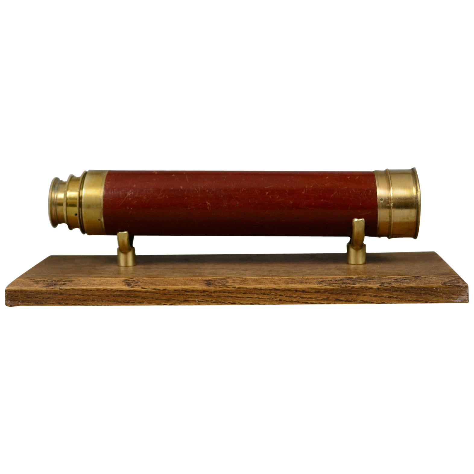 Antique Telescope Three-Draw Refractor Georgian C. West London, circa 1820