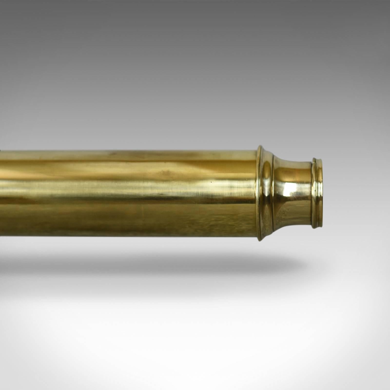 Antique Telescope, Two-Draw, Mahogany, Brass, English, Georgian, circa 1780 2