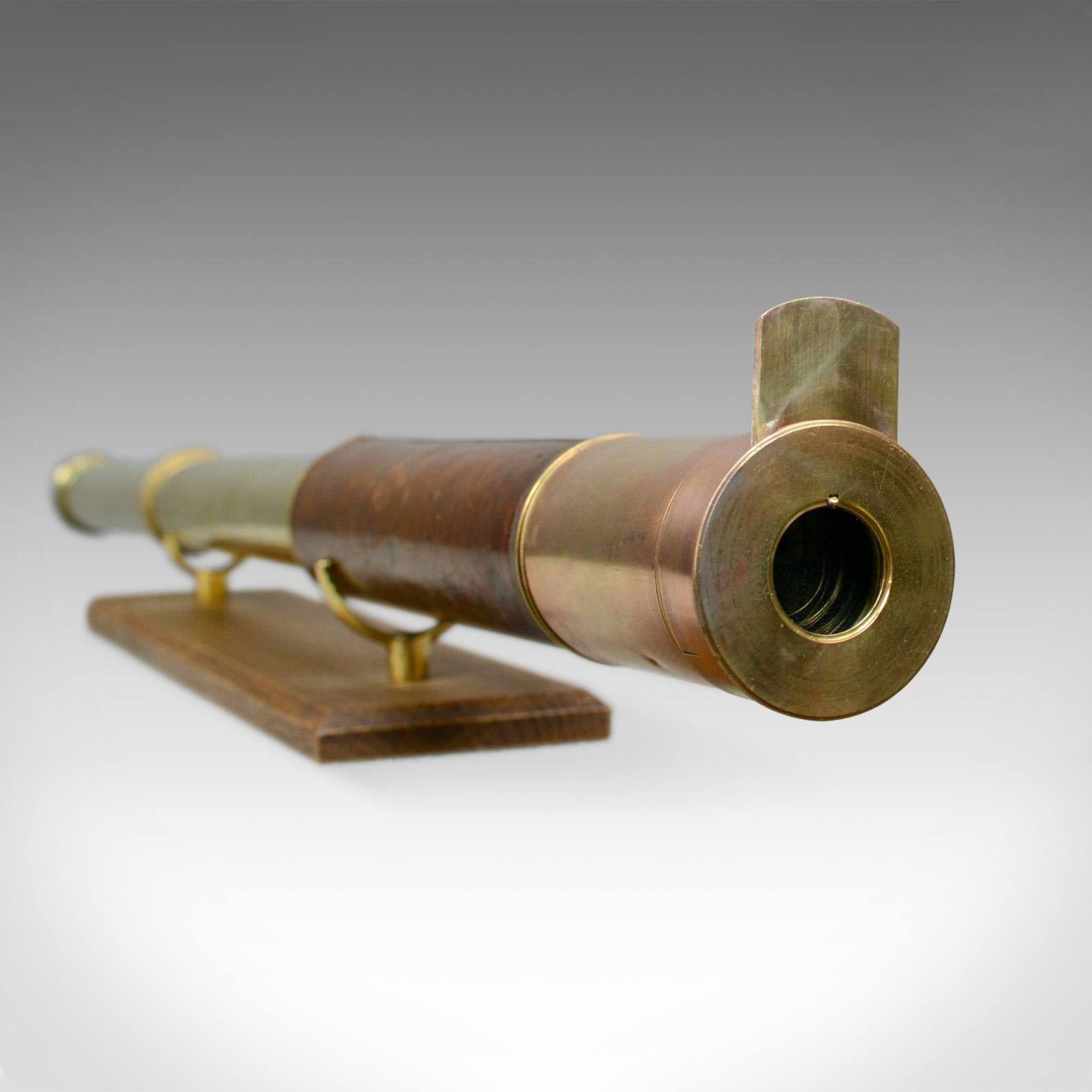 Georgian Antique Telescope, Two Draw, Refractor, Stampa and Son, London, circa 1810