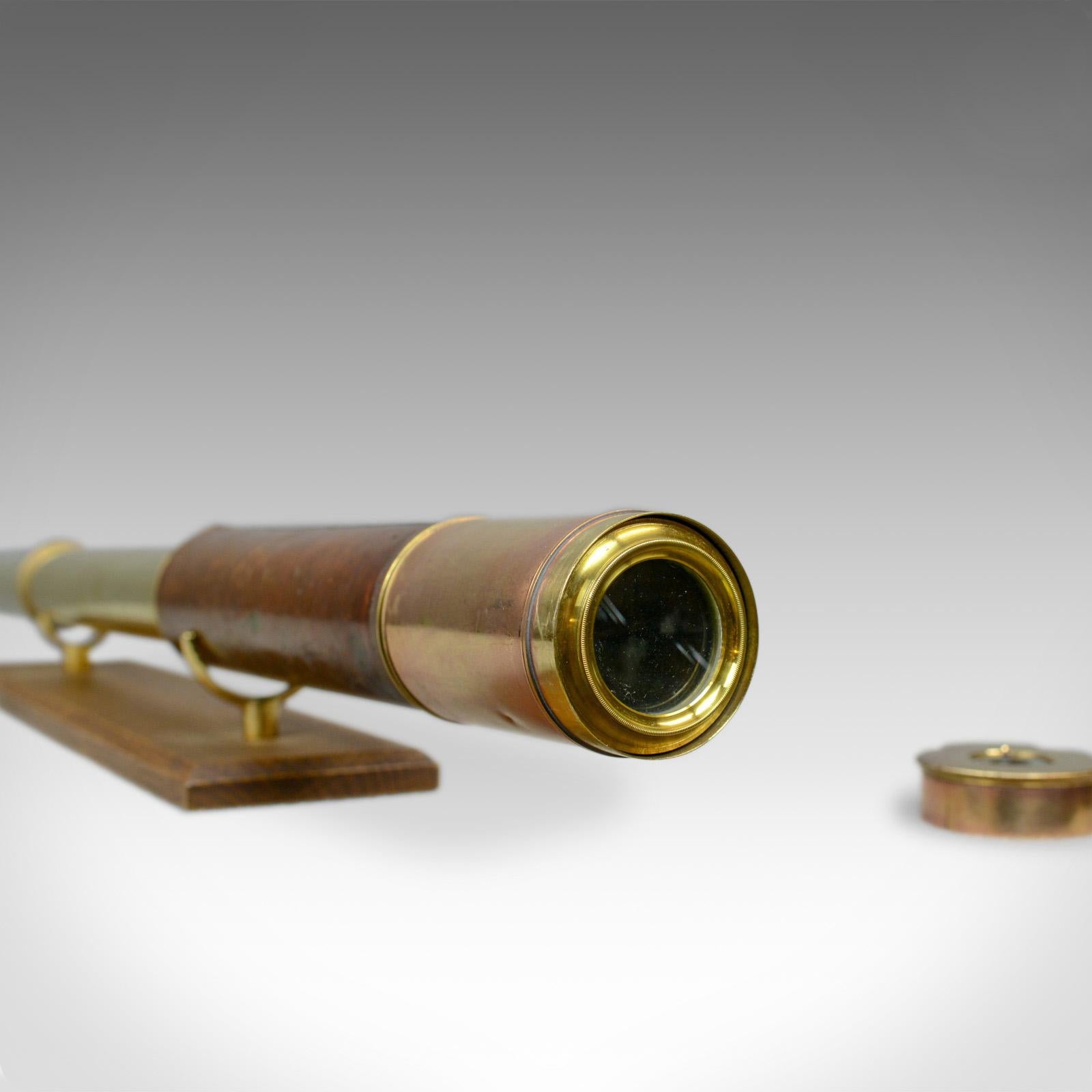English Antique Telescope, Two Draw, Refractor, Stampa and Son, London, circa 1810