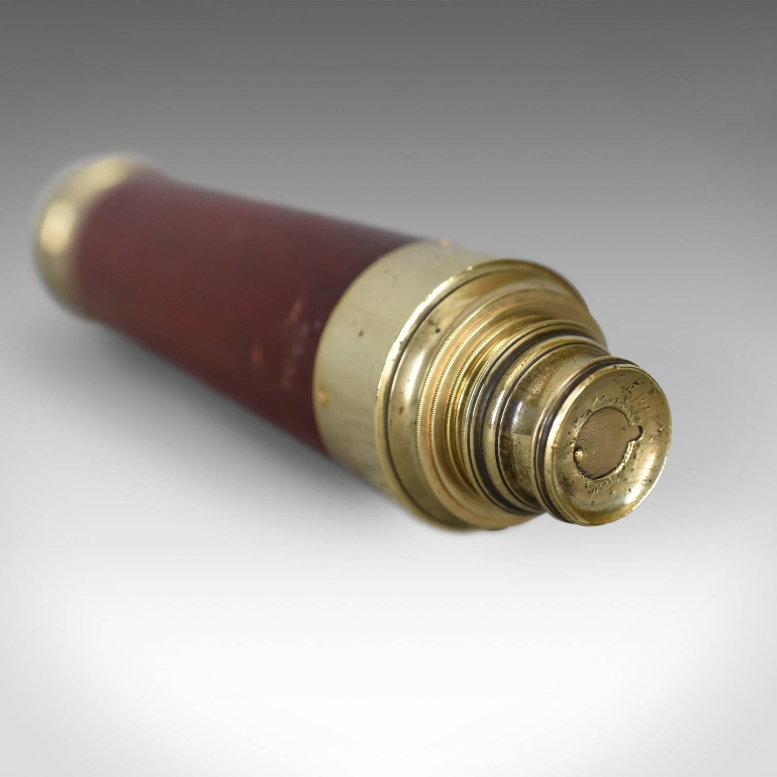 Antique Telescope, Three-Draw Refractor, English, Late Georgian, circa 1800 1
