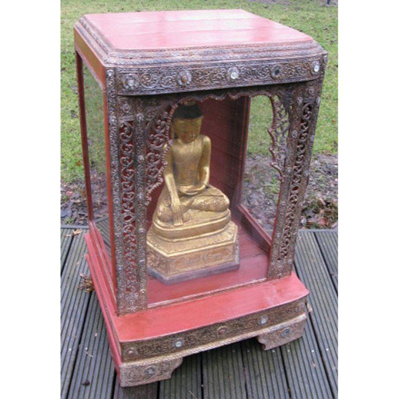 Wood Antique Temple from Burma  Original Buddhas For Sale